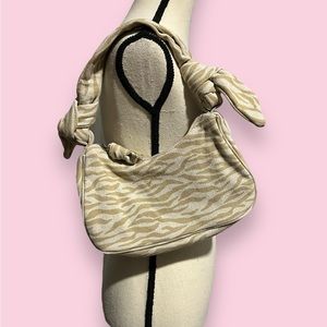 Zara tan zebra mini shoulder bag